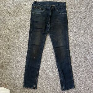 Levi's Men's Dark Wash Super Skinny Jeans Denim Casual Zipper Detail 32 x 30